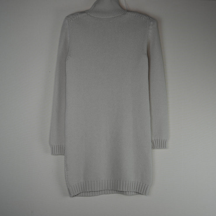 Cable Knit Cashmere Dress - Cream