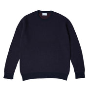 Textured Waffle Ribbed  Cashmere Jumper - Malt Marl