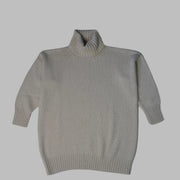 Cashmere Roll Neck - Cream