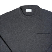 Unisex Oversized Cashmere Jumper - Charcoal