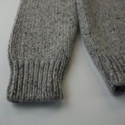 Donegal Cashmere Jumper - Light Grey