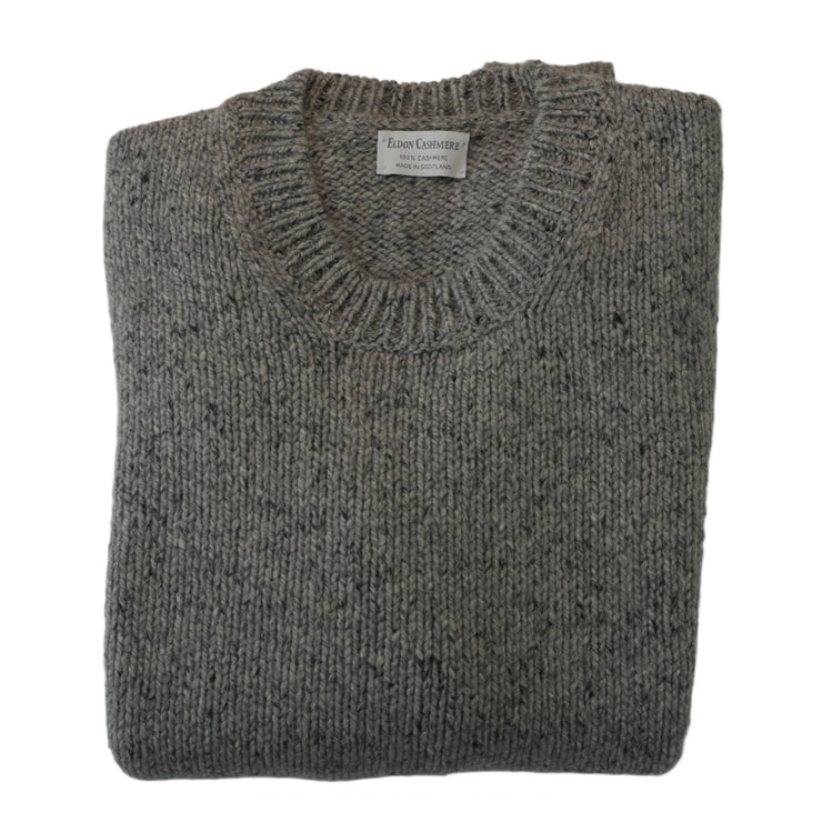 Donegal Cashmere Jumper - Light Grey