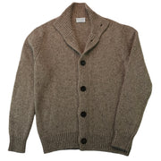 Donegal Cashmere Cardigan - Natural Marl