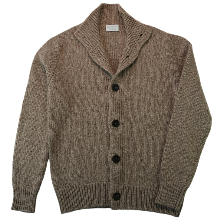 Donegal Cashmere Cardigan - Natural Marl