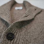 Donegal Cashmere Cardigan - Natural Marl