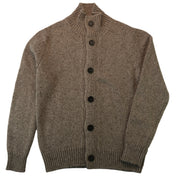 Donegal Cashmere Cardigan - Natural Marl