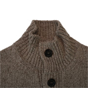 Donegal Cashmere Cardigan - Natural Marl