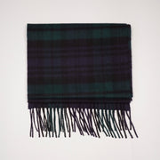 Black Watch Tartan Cashmere Woven Scarf