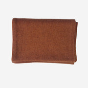 Plain Knit Scarf - Brick Marl