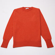 Luxury Classic 4 Ply Crew Neck Jumper - Furnace