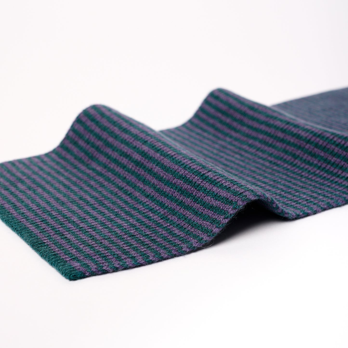 Dark Teal & Purple Cashmere Scarf