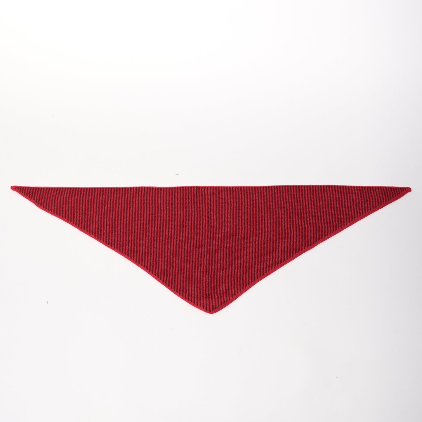 Red & Dark Red Striped Bandana Scarf