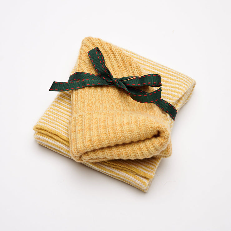 Autumnal Sun Mix Chunky Knit Beanie