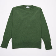 Luxury Classic 4 Ply Crew Neck Jumper - Serpentine Green