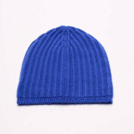 Bright Blue Chunky Knit Beanie