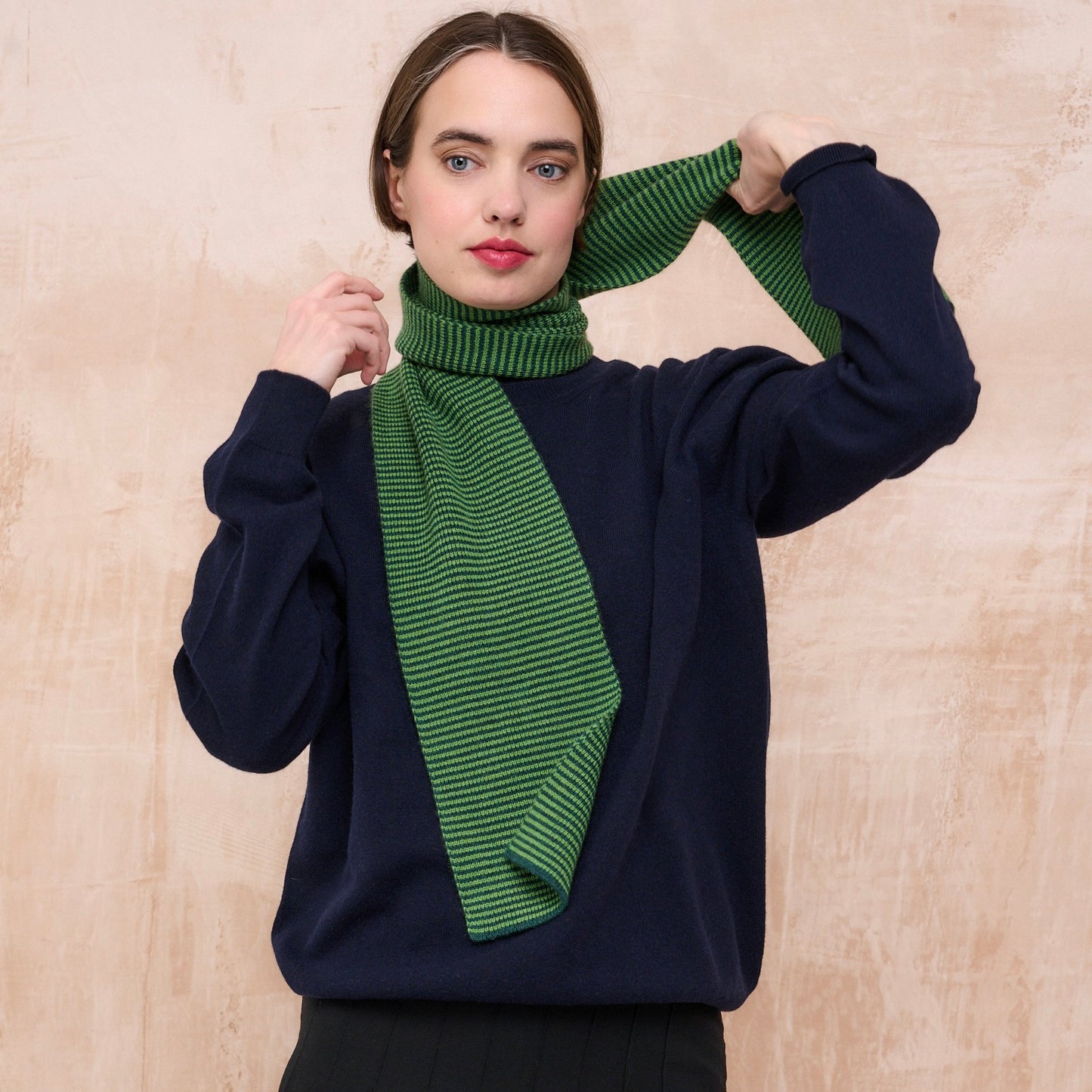 Pea Green & Bottle Green