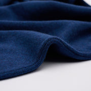 Luxury Classic 4 Ply V Neck Jumper - Blue Mix