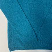 Ladies Round Neck Cashmere Jumper - Teal