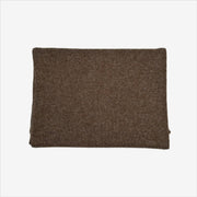 Plain Knit Scarf - Natural Brown Marl