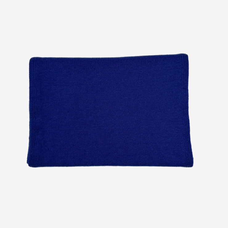 Plain Knit Scarf - Cobalt