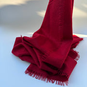 Handwoven Shawl - Claret