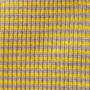 Lemon & Oyster Striped Cashmere Scarf