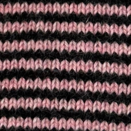 Soft Pink Marl & Black 5 ply Cashmere Scarf