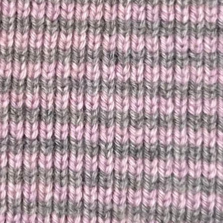 Light Pink & Light Grey Marl 5 ply Cashmere Scarf