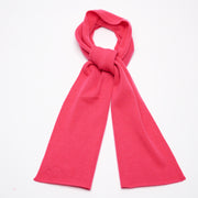 Plain Knit Scarf - Bright Pink