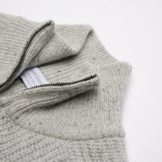 Men's Donegal Ribbed Zip Cardigan