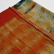 Aztec Orange Print Cashmere/Wool Blend Blanket