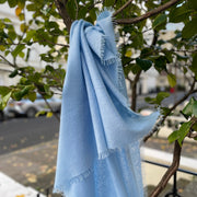 Handwoven Shawl - Rachel's Blue