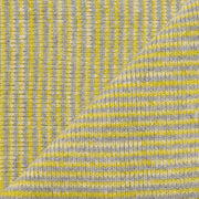 Yellow Marl & Grey Marl Striped 5 ply Cashmere Scarf