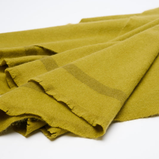Cashmere Throw - Olive