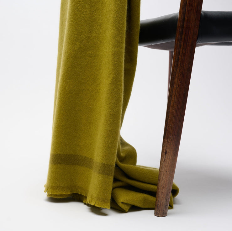 Cashmere Throw - Olive