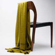 Cashmere Throw - Olive