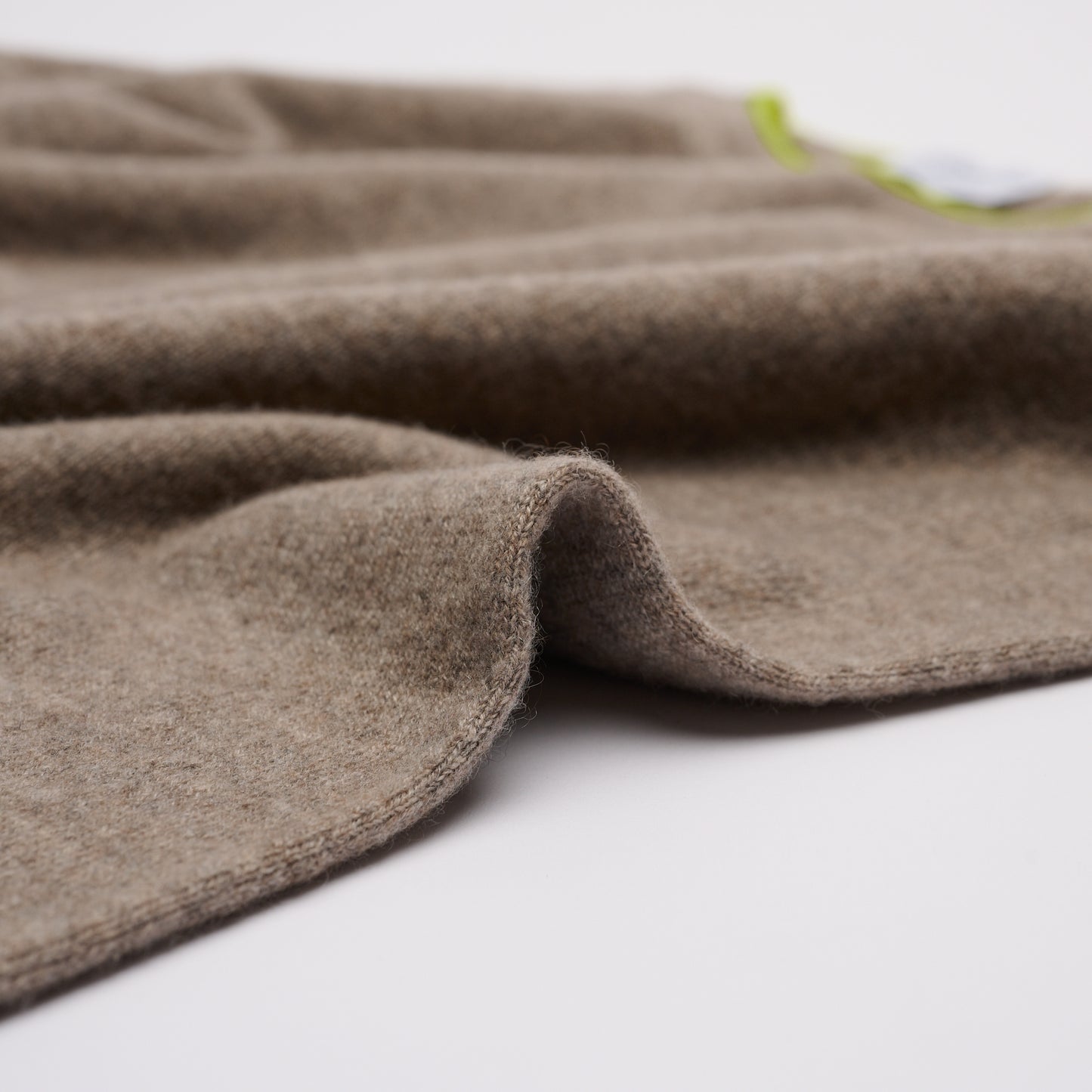 Summer Weight Crew Neck Cashmere Jumper - Natural
