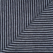 Navy & Light Blue Striped Cashmere Scarf