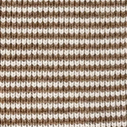 Natural Brown & White Striped Cashmere Scarf