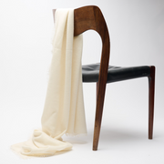 Handwoven Shawl - White