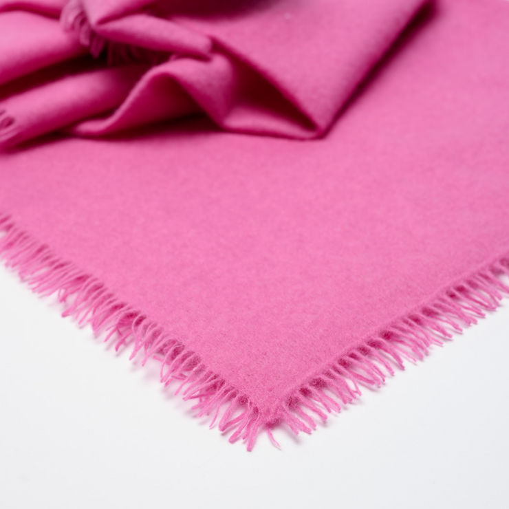 Handwoven Felted Shawl - Old Rose