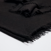 Handwoven Felted Shawl - Black