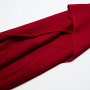 Hand Spun & Handwoven Shawl - Ruby