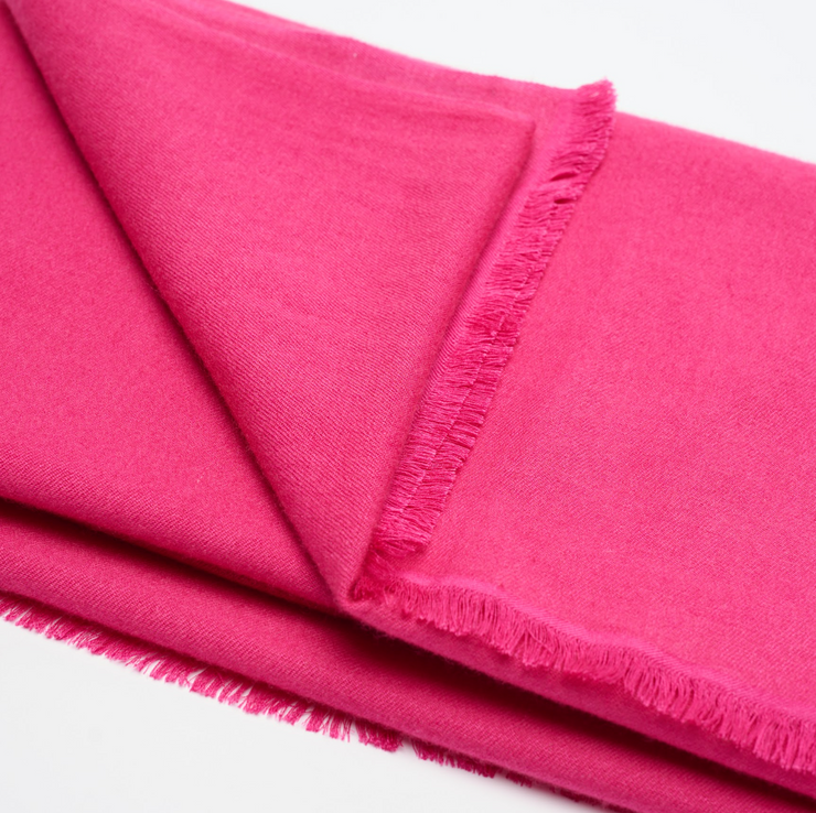Woven Shawl - Fuchsia Pink