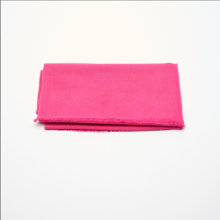 Woven Shawl - Fuchsia Pink