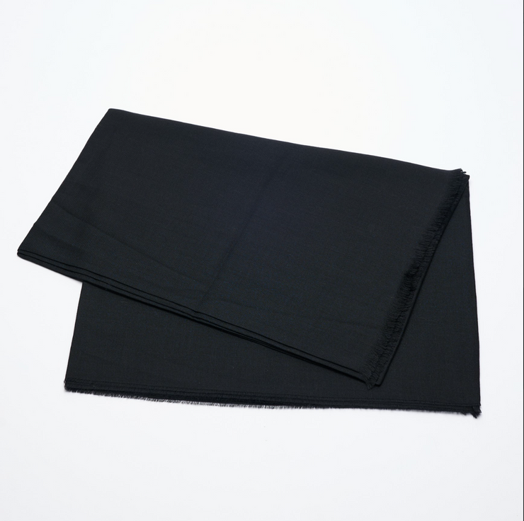 Fine Woven Shawl - Dark Navy