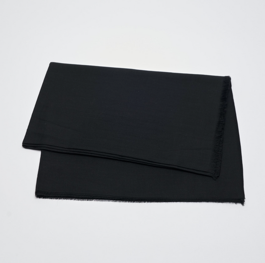Fine Woven Shawl - Black