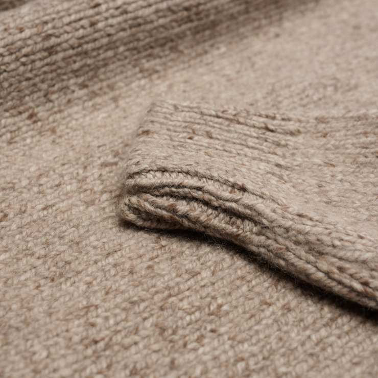 Donegal 8 ply Cashmere Crew Neck Jumper - Natural