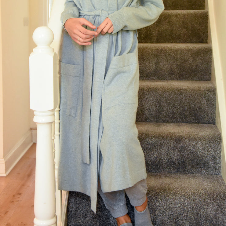 Dressing Gown - Heathery Blue Mix