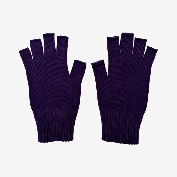 Fingerless Gloves - Purple